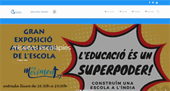 Desktop Screenshot of escolapieselmasnou.org